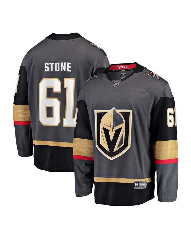 Men's Mark Stone Gray Vegas Golden Knights Home Premier Breakaway Player Jersey $59.22 Jersey