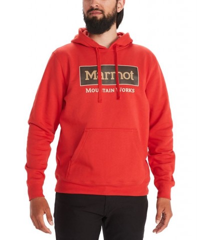 Men's Marmot Mountain Works Hoody Orange $22.54 Sweatshirt