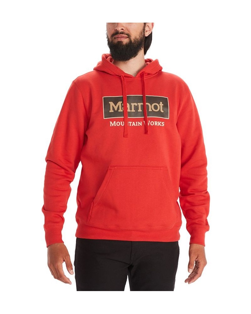 Men's Marmot Mountain Works Hoody Orange $22.54 Sweatshirt