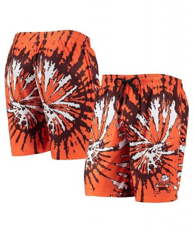 Men's Orange Cleveland Browns Retro Static Mesh Lounge Shorts $28.99 Shorts