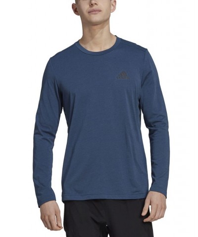 Men's Designed 2 Move Feelready Sport Long-Sleeve T-Shirt Blue $12.04 T-Shirts