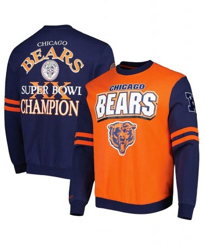 Men's Orange Chicago Bears All Over 2.0 Pullover Sweatshirt $54.00 Sweatshirt