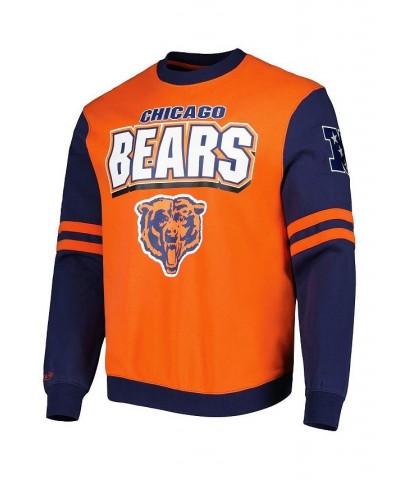 Men's Orange Chicago Bears All Over 2.0 Pullover Sweatshirt $54.00 Sweatshirt