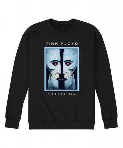 Men's Pink Floyd Division Bell Fleece T-shirt Black $29.14 T-Shirts