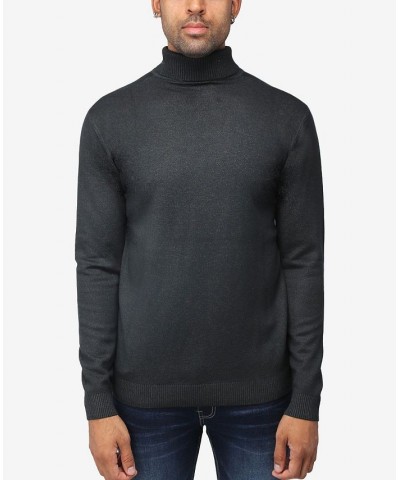 Men's Turtleneck Pull Over Sweater Charcoal $22.00 Sweaters