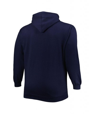 Men's Navy Denver Nuggets Big and Tall Heart and Soul Pullover Hoodie $40.00 Sweatshirt