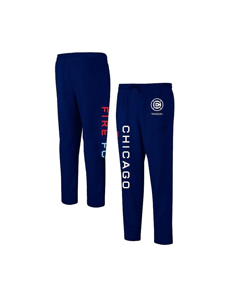 Men's Navy Chicago Fire Premium Jogger Pants $42.75 Pants