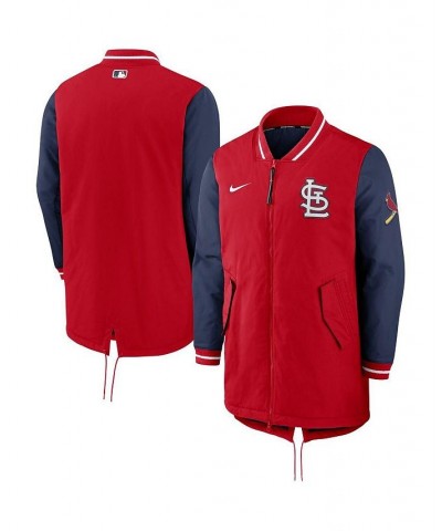 Men's Red St. Louis Cardinals Dugout Performance Full-Zip Jacket $103.50 Jackets