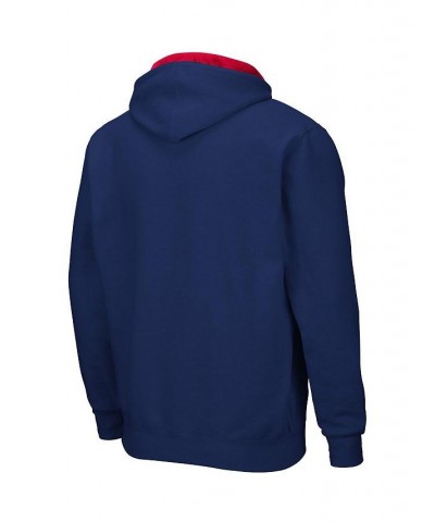 Men's Navy Dayton Flyers Arch Logo 3.0 Full-Zip Hoodie $26.78 Sweatshirt