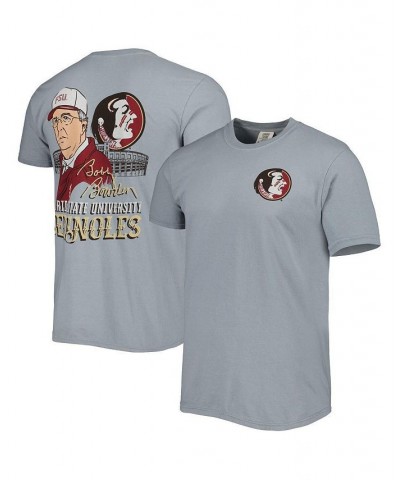 Men's Heather Gray Florida State Seminoles Hyperlocal T-shirt $18.06 T-Shirts