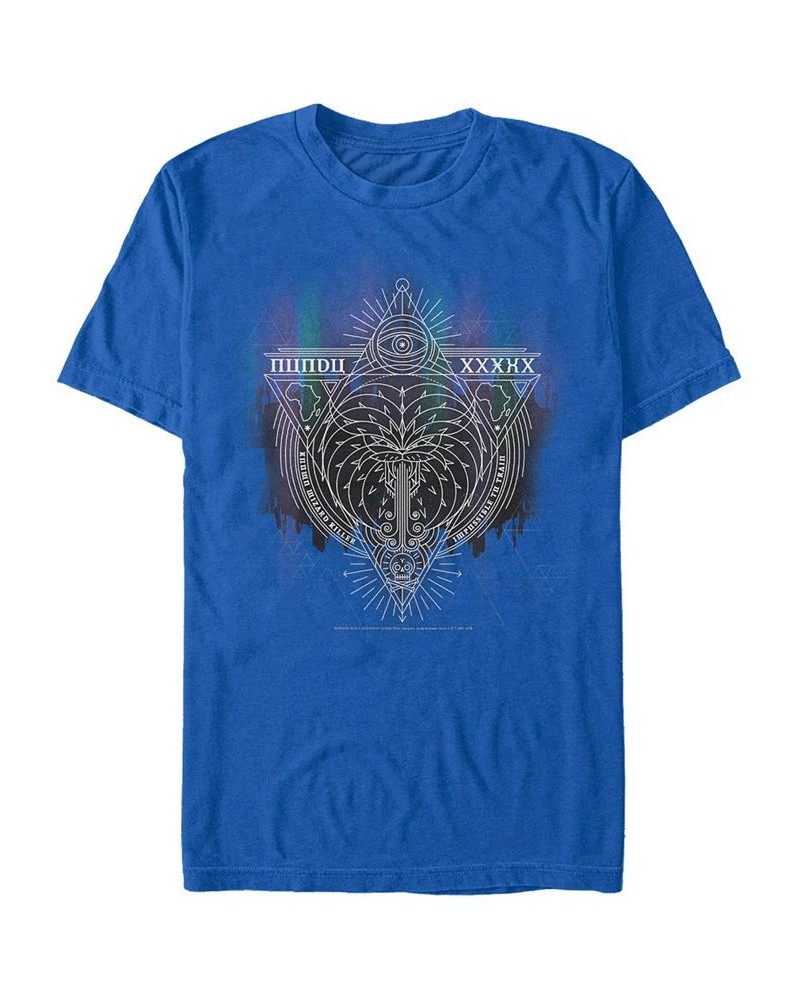 Men's Fantastic Beasts and Where to Find Them Known Wizard Killer Short Sleeve T-shirt Blue $15.75 T-Shirts