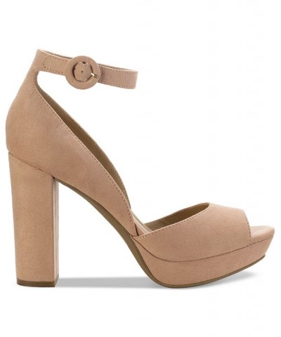 Reeta Block-Heel Platform Sandals PD07 $33.36 Shoes