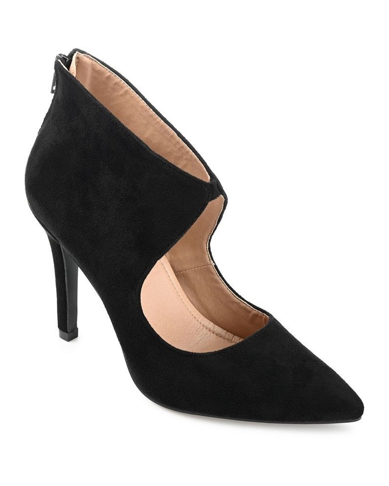 Women's Junniper Keyhole Stilettos Black $51.70 Shoes