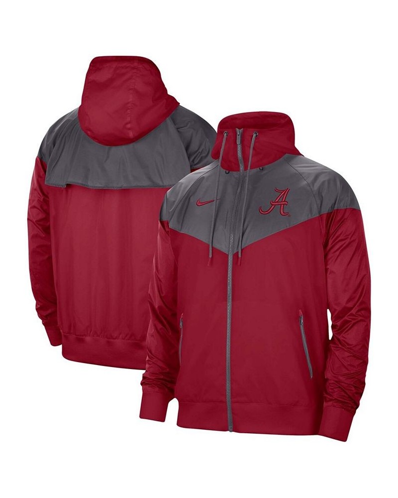 Men's Crimson Alabama Crimson Tide Windrunner Full-Zip Jacket $48.39 Jackets