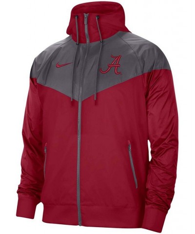 Men's Crimson Alabama Crimson Tide Windrunner Full-Zip Jacket $48.39 Jackets