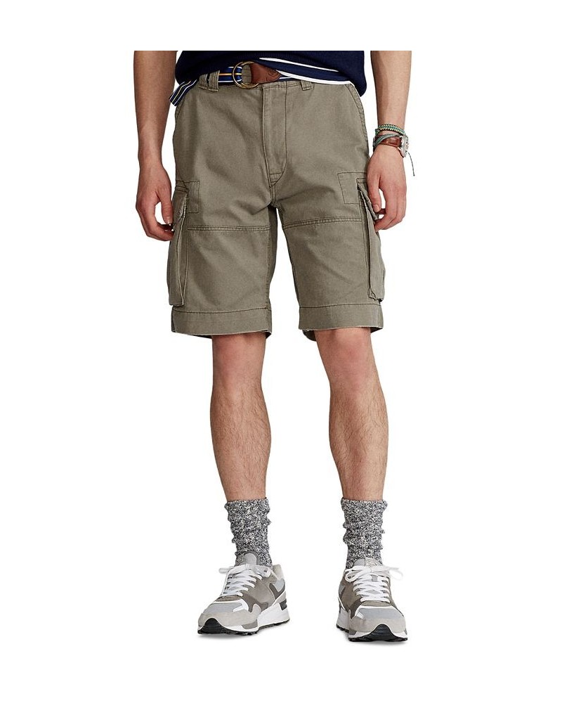 Men's Shorts 10-1/2" Inseam Classic Gellar Cargo Shorts Green $51.00 Shorts