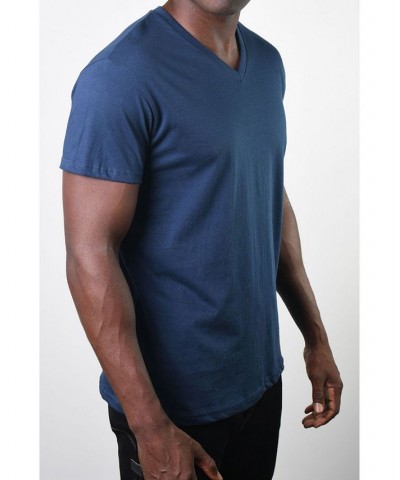 Men's Basic V-Neck Tee Navy $14.40 T-Shirts