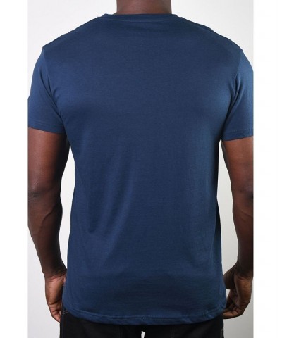 Men's Basic V-Neck Tee Navy $14.40 T-Shirts