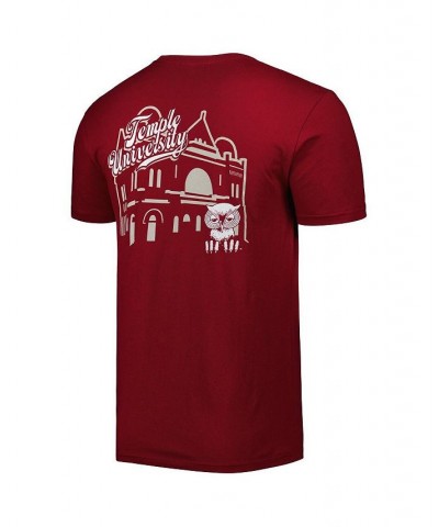 Men's Cherry Temple Owls Mascot Scenery Premium T-shirt $20.79 T-Shirts