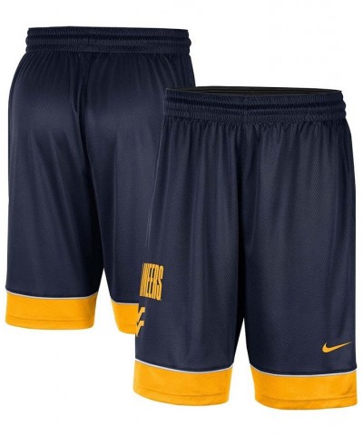 Men's Navy West Virginia Mountaineers Fast Break Performance Shorts $18.45 Shorts