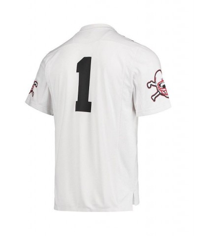 Men's 1 White Nebraska Huskers Premier Strategy Jersey $54.99 Jersey