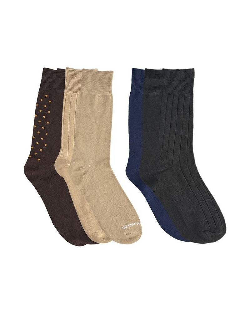 Men's Dress Crew Socks, Pack of 7 Multi $17.59 Socks