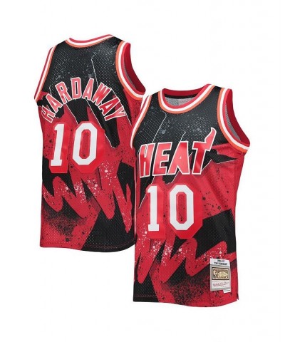 Men's Tim Hardaway Scarlet Miami Heat Hardwood Classics 1996-97 Hyper Hoops Swingman Jersey $36.60 Jersey