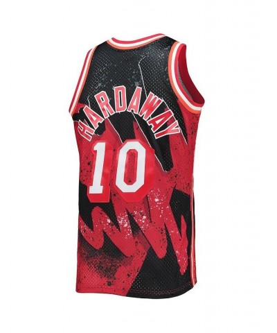 Men's Tim Hardaway Scarlet Miami Heat Hardwood Classics 1996-97 Hyper Hoops Swingman Jersey $36.60 Jersey