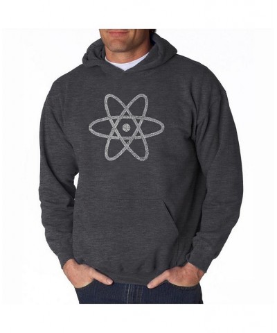 Men's Word Art Hooded Sweatshirt - Atom Gray $26.40 Sweatshirt