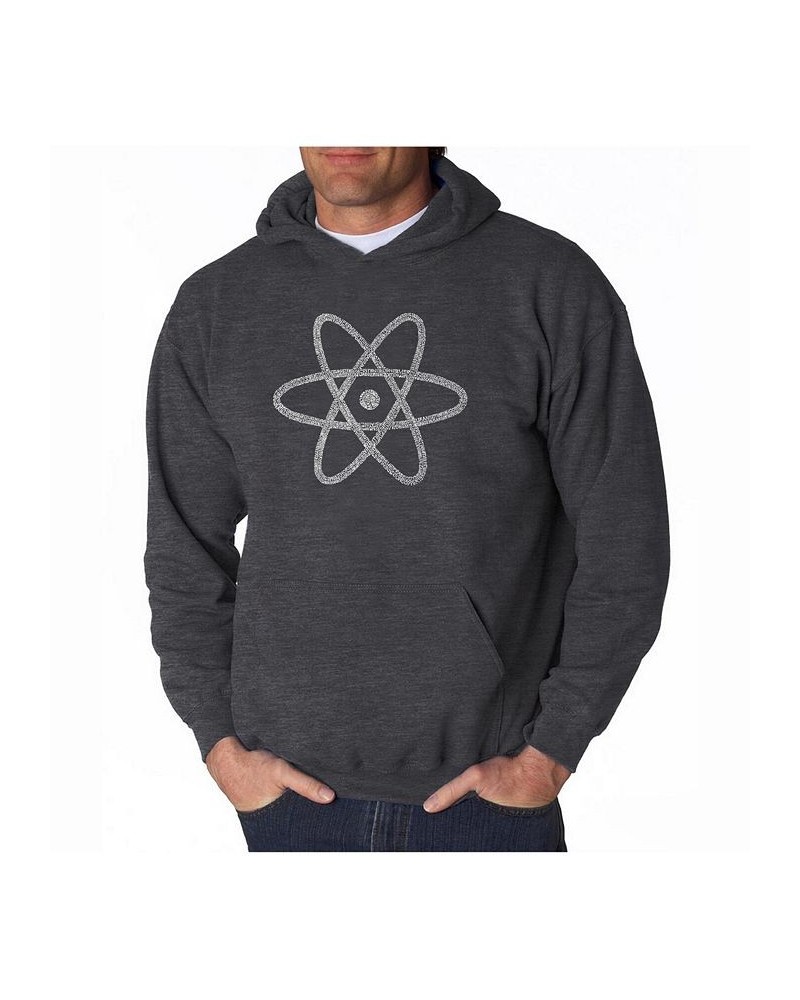 Men's Word Art Hooded Sweatshirt - Atom Gray $26.40 Sweatshirt