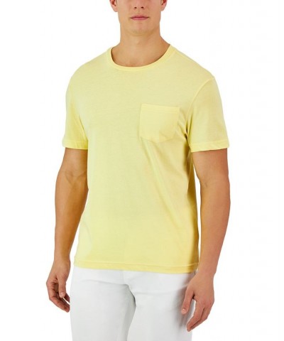 Men's Solid Pocket T-Shirt PD12 $10.19 T-Shirts