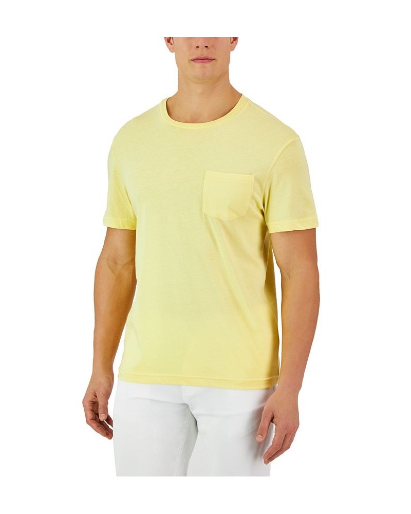 Men's Solid Pocket T-Shirt PD12 $10.19 T-Shirts