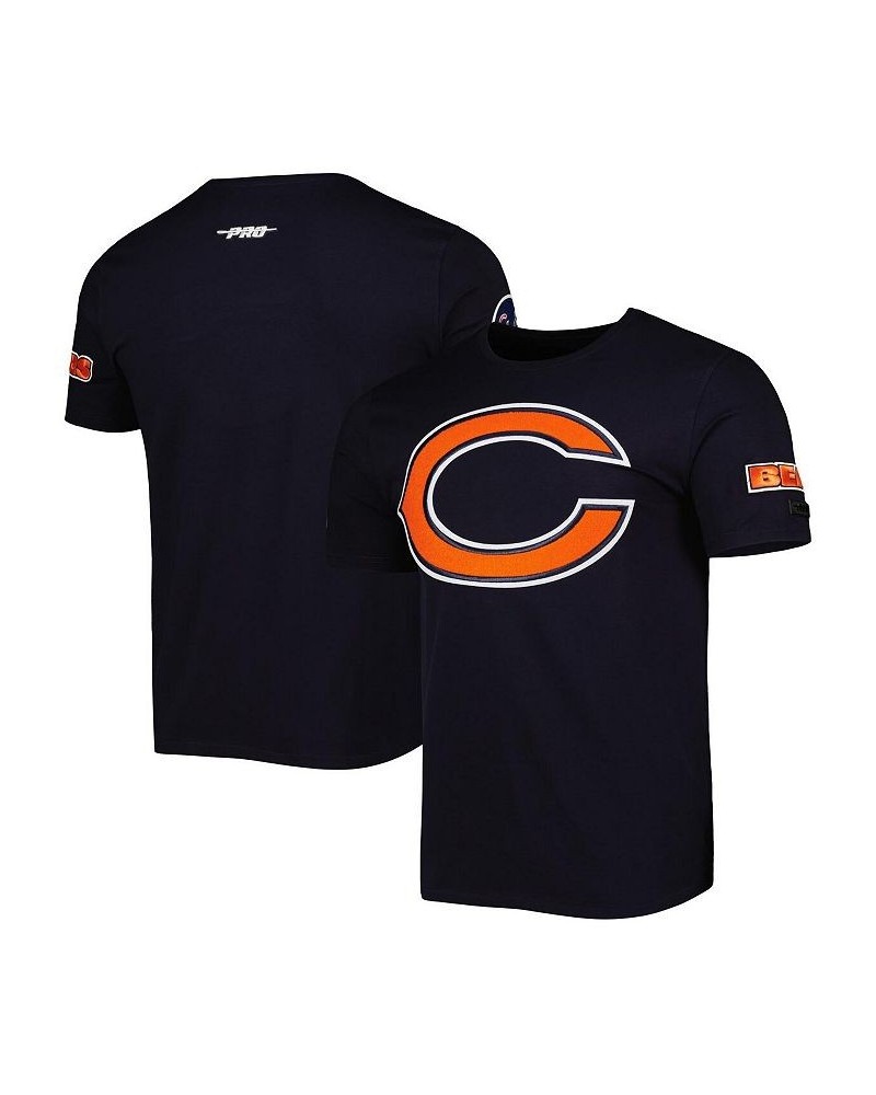 Men's Navy Chicago Bears Mash Up T-shirt $35.00 T-Shirts