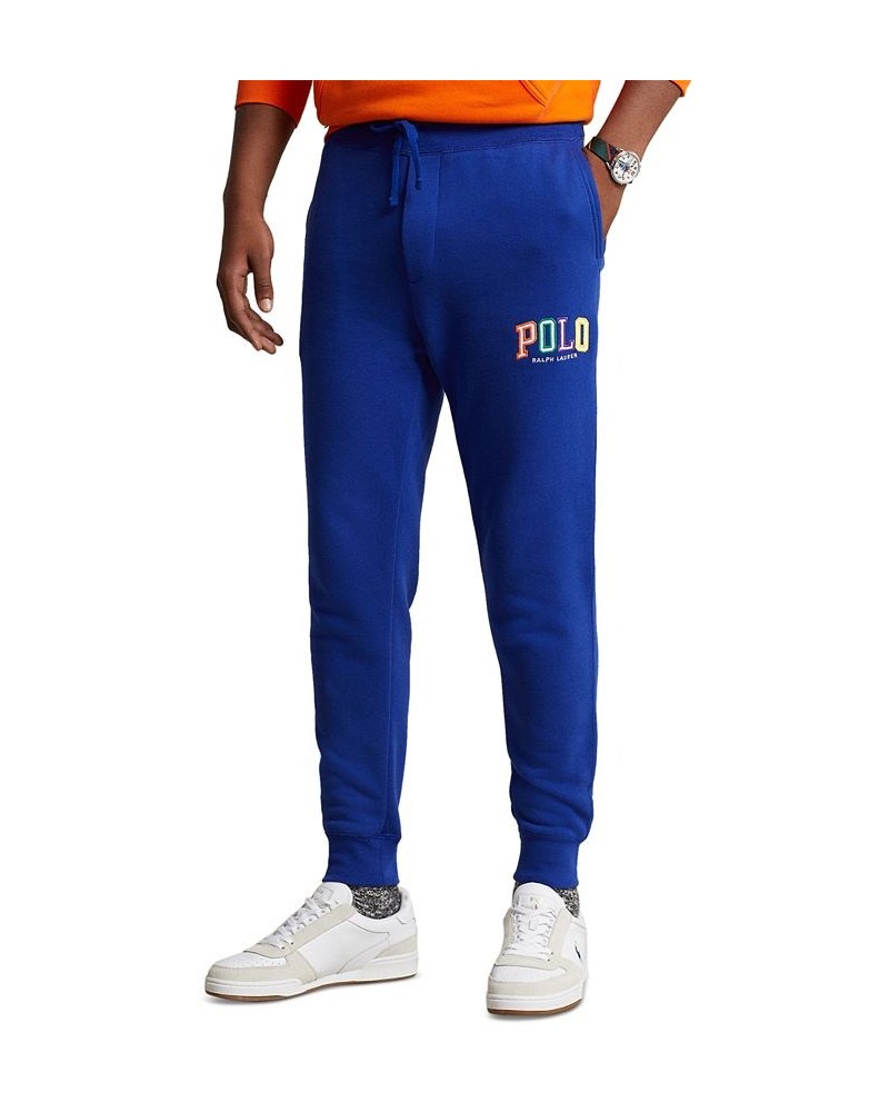 Men's RL Fleece Logo Jogger Pants Blue $47.36 Pants