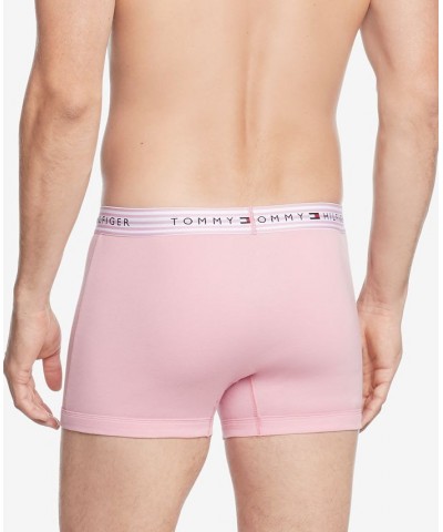 Men's Classics 3-Pk. Moisture-Wicking Cotton Trunks Pink $17.50 Underwear