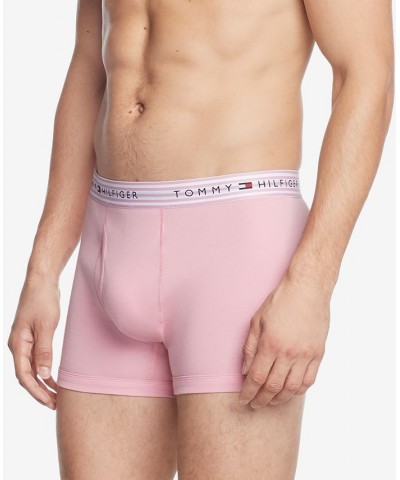 Men's Classics 3-Pk. Moisture-Wicking Cotton Trunks Pink $17.50 Underwear