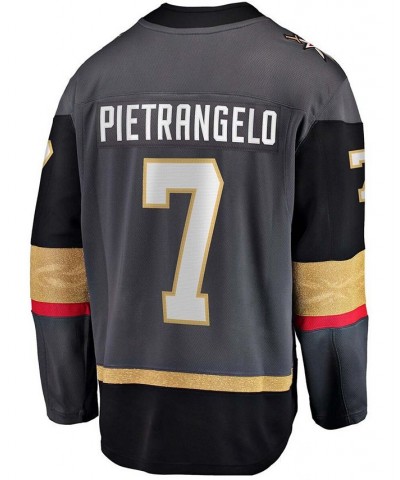 Men's Alex Pietrangelo Gray Vegas Golden Knights Home Premier Breakaway Player Jersey $45.12 Jersey