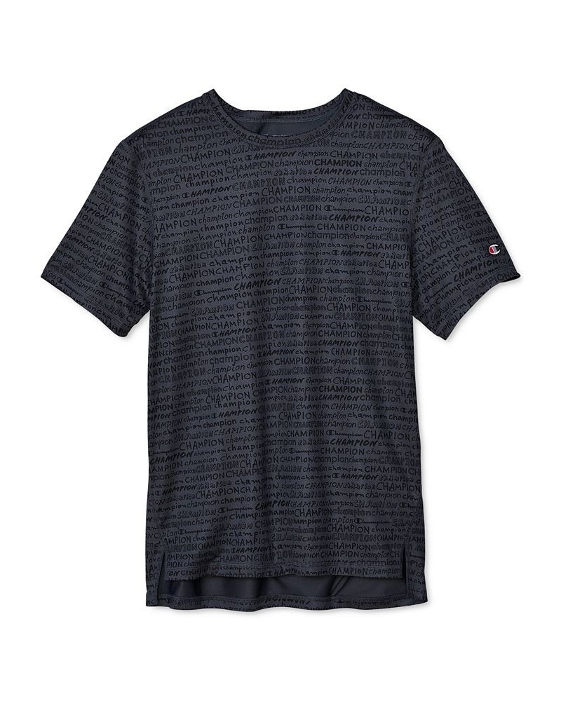 Men's Printed Sports T-Shirt Gray $16.99 T-Shirts