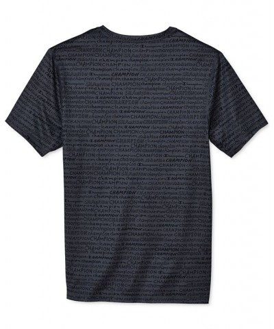 Men's Printed Sports T-Shirt Gray $16.99 T-Shirts