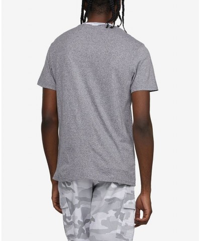 Men's Big and Tall Short Sleeve Winning Ways V-Neck T-shirt Gray $19.68 T-Shirts