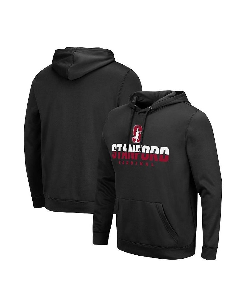 Men's Black Stanford Cardinal Lantern Pullover Hoodie $26.65 Sweatshirt