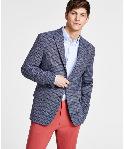 Men's Modern-Fit Check Sport Coat Multi $58.88 Blazers