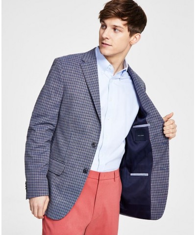 Men's Modern-Fit Check Sport Coat Multi $58.88 Blazers