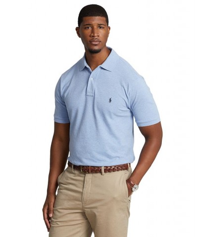 Men's Big & Tall Classic-Fit Cotton Mesh Polo Jamaica Heather $55.20 Polo Shirts