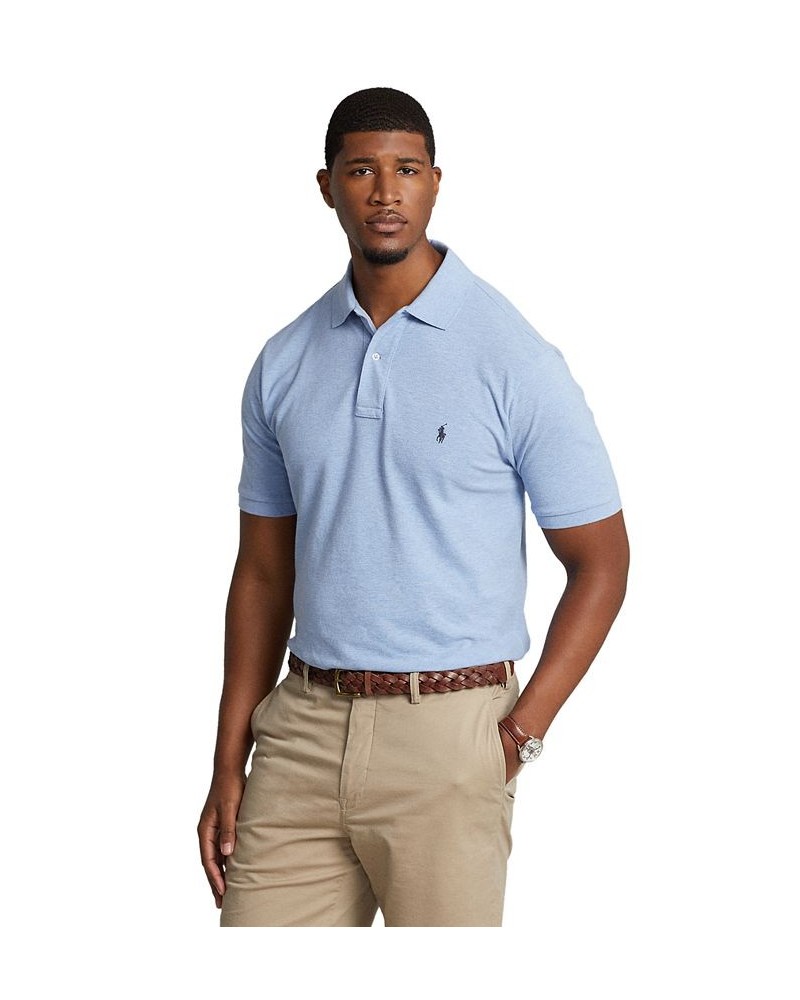 Men's Big & Tall Classic-Fit Cotton Mesh Polo Jamaica Heather $55.20 Polo Shirts