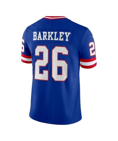 Men's Saquon Barkley Royal New York Giants Classic Vapor Limited Player Jersey $79.90 Jersey