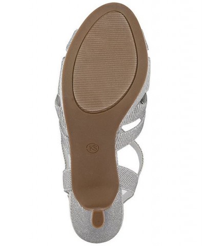 Belindah Slingback Dress Sandals Silver $29.99 Shoes