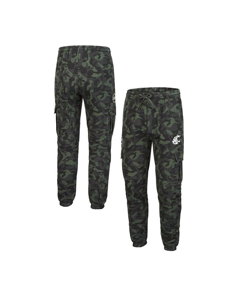 Men's Camo Washington State Cougars Logo OHT Military-inspired Appreciation Code Fleece Pants $28.20 Pants