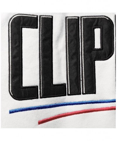 Men's Royal, Red LA Clippers Big and Tall Colorblock Wordmark Pullover Hoodie $24.48 Sweatshirt