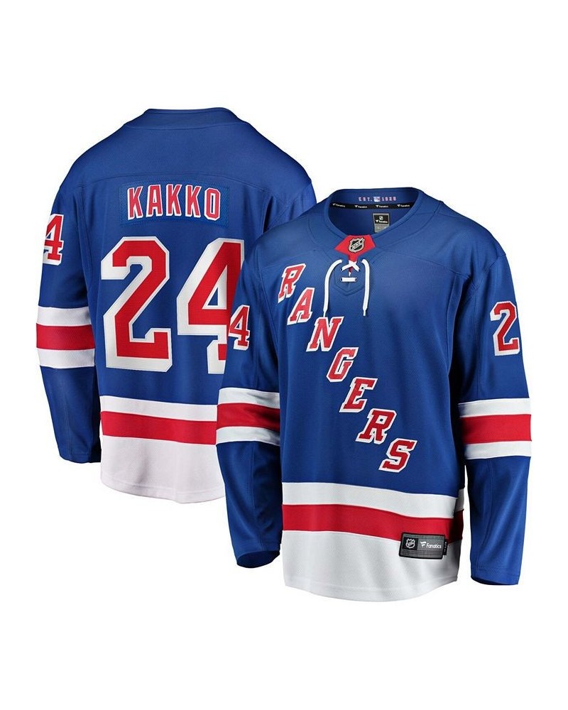 Men's Kaapo Kakko Blue New York Rangers Home Premier Breakaway Player Jersey $63.45 Jersey